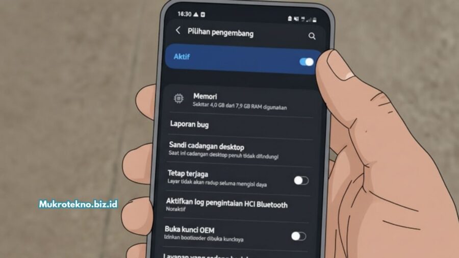 Cara Aktifkan Opsi Pengembang di HP Infinix