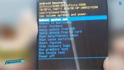 Cara Masuk Recovery Mode HP Infinix