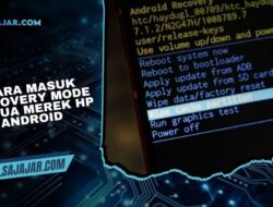 Cara Masuk Recovery Mode Semua Merek HP Android dengan Mudah