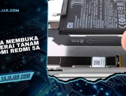 Cara Membuka Baterai Tanam Xiaomi Redmi 5A dengan Aman