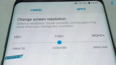 Resolusi Layar dalam Mode Maksimal