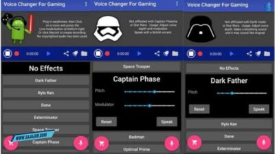 Aplikasi Voice Changer untuk HP (Android / iOS)
