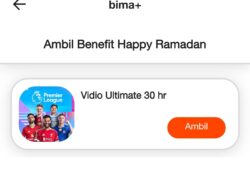 Langganan Vidio Premier League Gratis Ultimate Dan Bonus Gemini Plus 200 GB Terbaru 2026