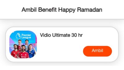 Cara Ambil Langganan Vidio Premier League Gratis Yakni Redeem Melalui Link Yang Didapat Dari SMS