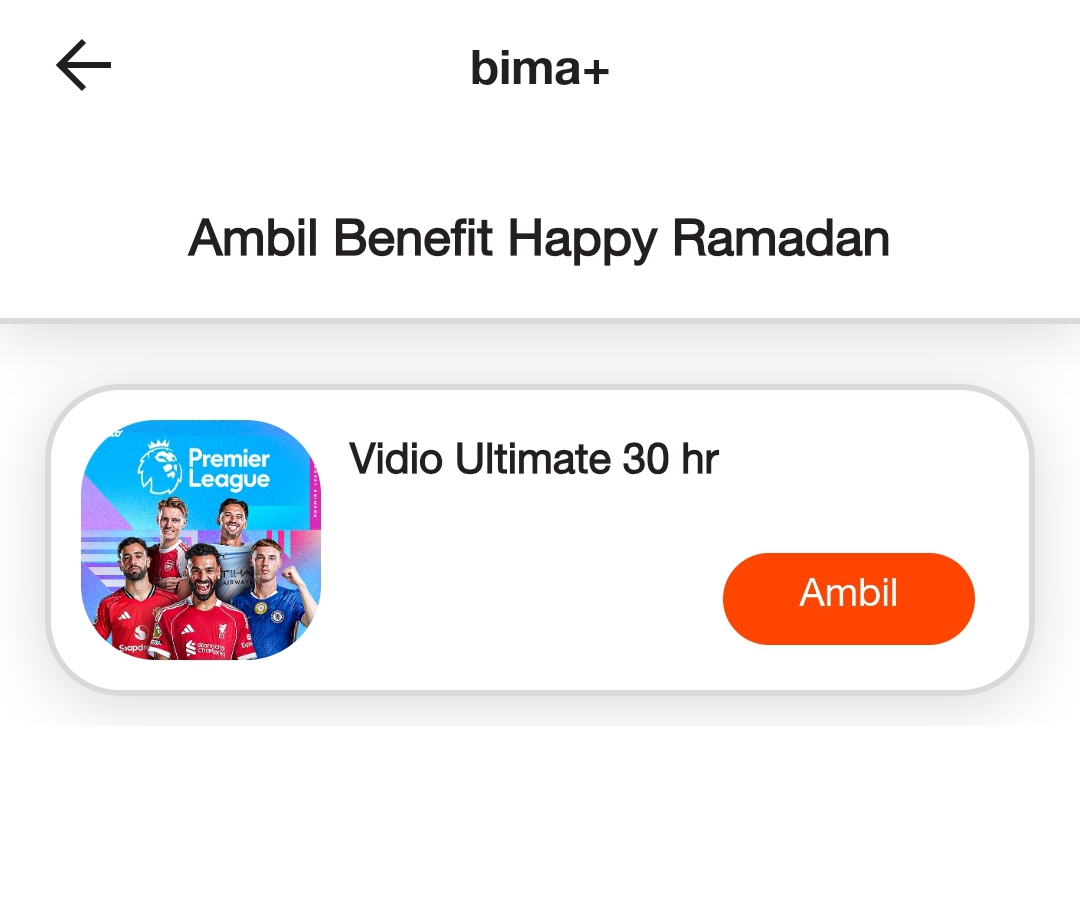 Cara Ambil Langganan Vidio Premier League Gratis Yakni Redeem Melalui Link Yang Didapat Dari SMS