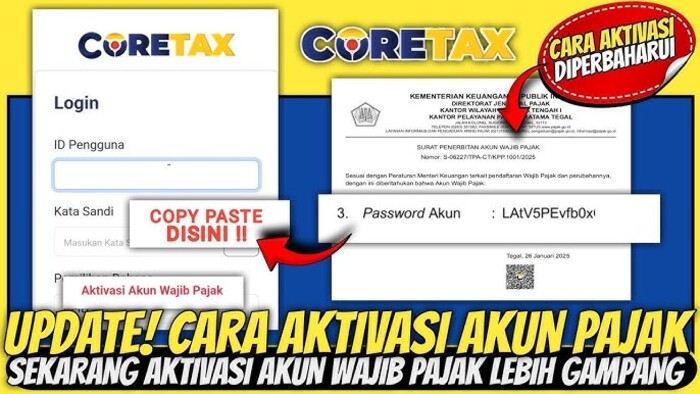 Tutorial Coretax Pajak Aktivasi Step By Step Untuk Lapor SPT Pribadi
