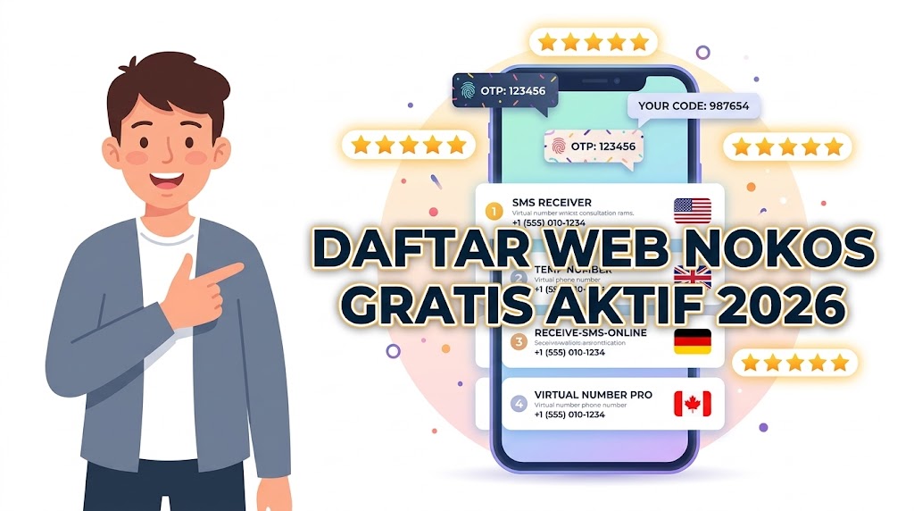 Ilustrasi perbandingan menggunakan web browser lebih praktis daripada aplikasi untuk mendapatkan nokos gratis verifikasi OTP