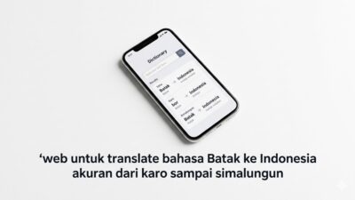Rekomendasi aplikasi untuk translate bahasa Batak ke Indonesia dengan cepat.