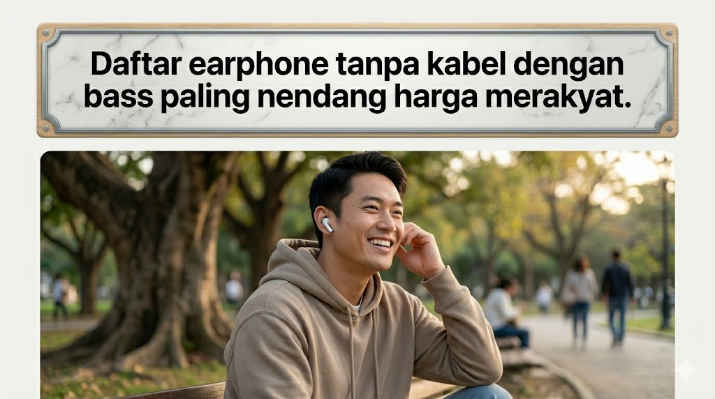 Pilihan TWS dibawah 200 ribu dengan kualitas bass terbaik untuk harian.