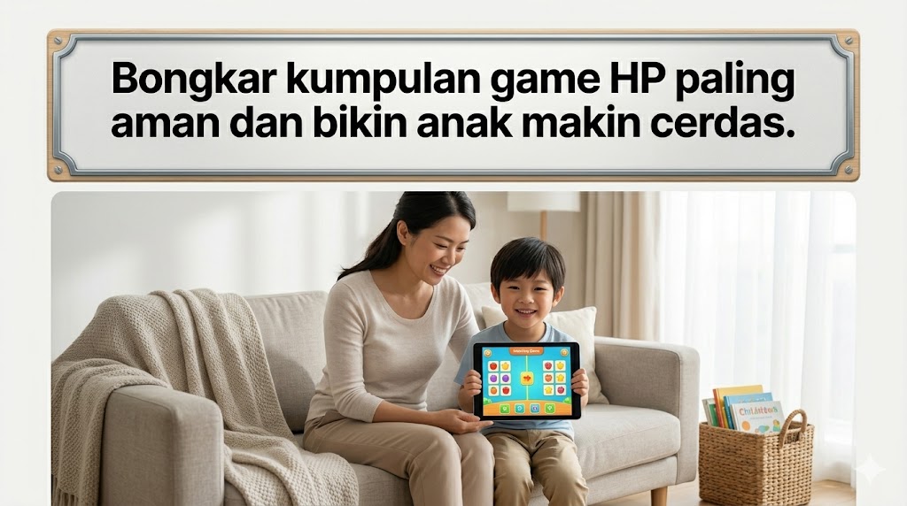 Rekomendasi game anak-anak edukatif yang aman dan melatih kecerdasan di HP.