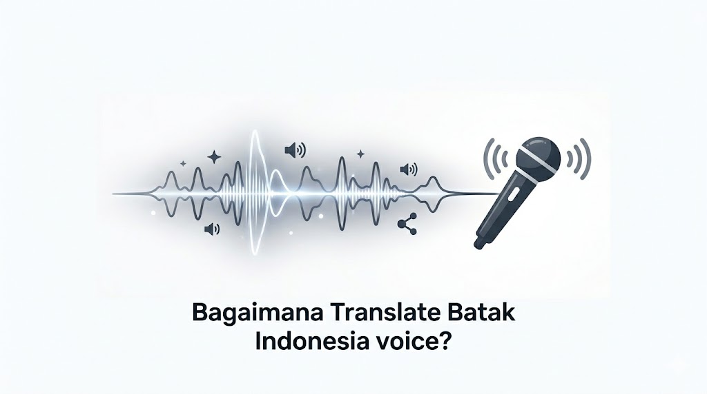 Inovasi teknologi suara untuk translate bahasa Batak ke Indonesia.