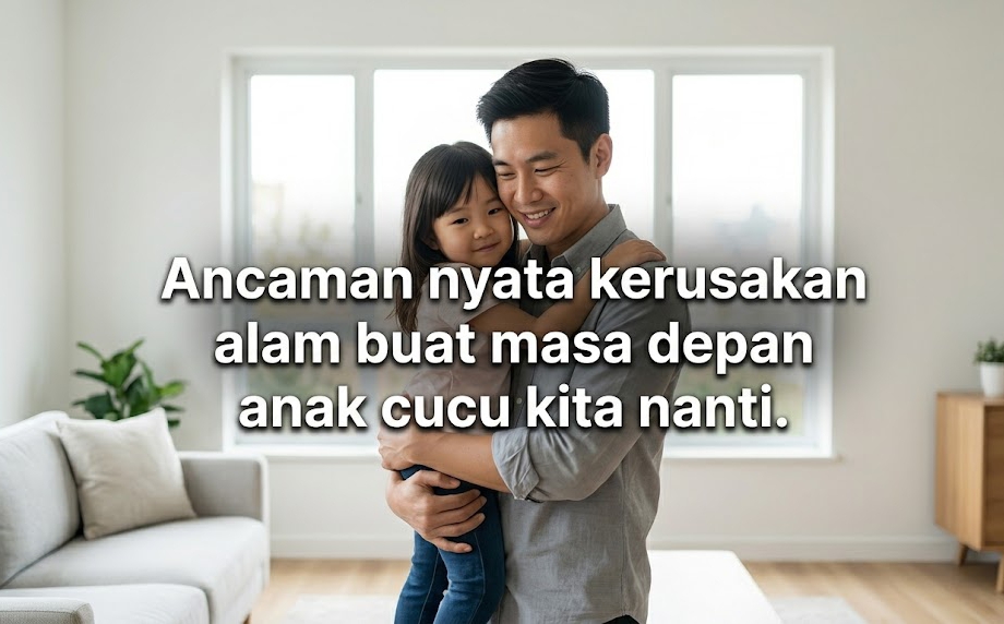 Dampak nyata Isu-isu Lingkungan terhadap masa depan generasi penerus bangsa.