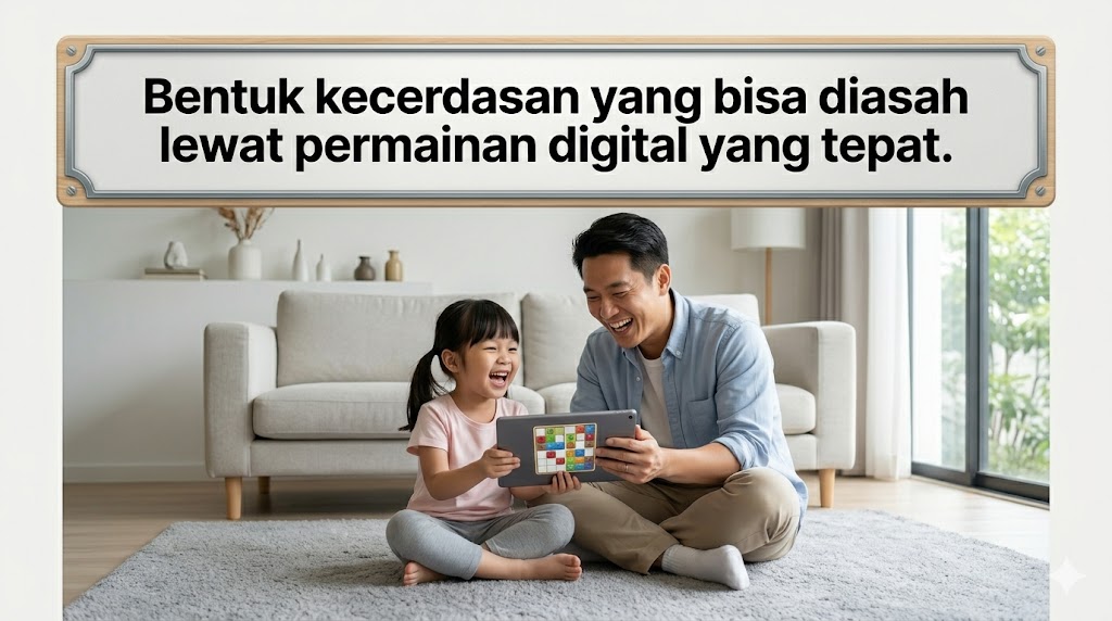 Manfaat edukasi dari game anak-anak terhadap perkembangan kecerdasan kognitif dan motorik.