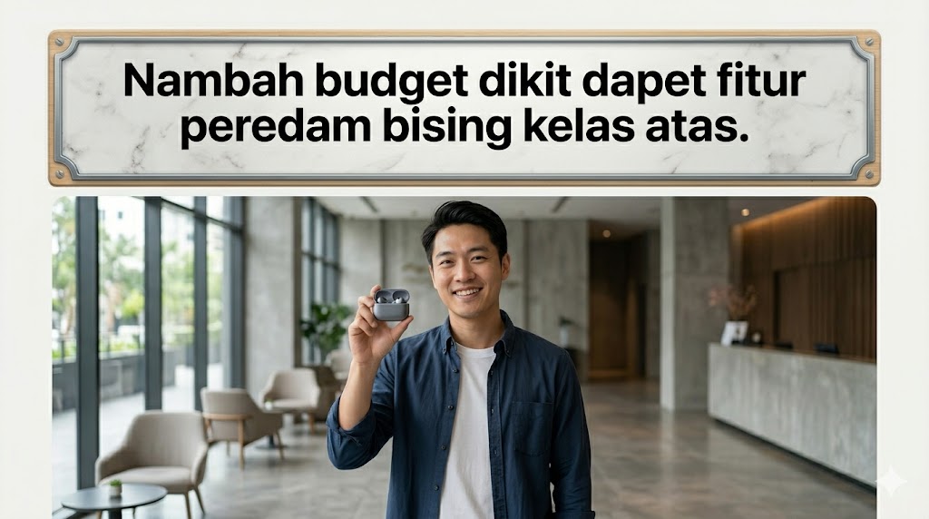 Opsi upgrade dari TWS dibawah 200 ribu untuk mendapatkan fitur ANC.