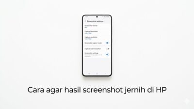 Langkah praktis cara agar screenshot hd di HP Samsung dengan mengubah format gambar ke PNG.