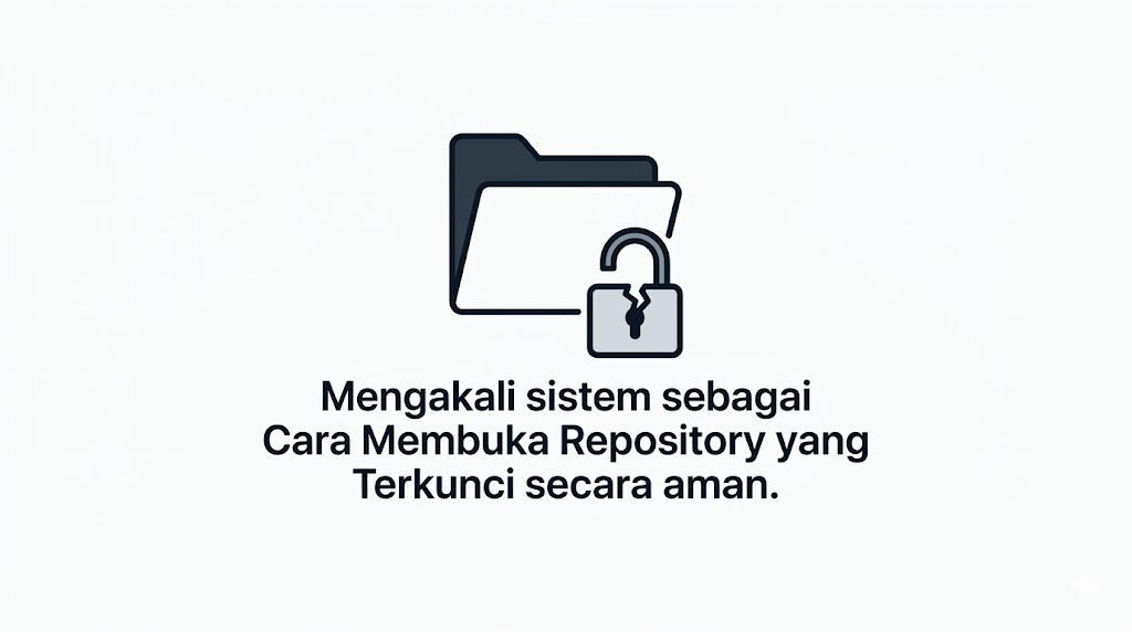 Mengakali sistem sebagai Cara Download Repository yang Terkunci secara aman.