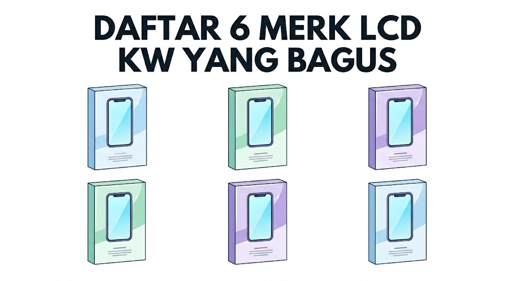 daftar 6 Merk LCD KW yang bagus di pasaran Indonesia
