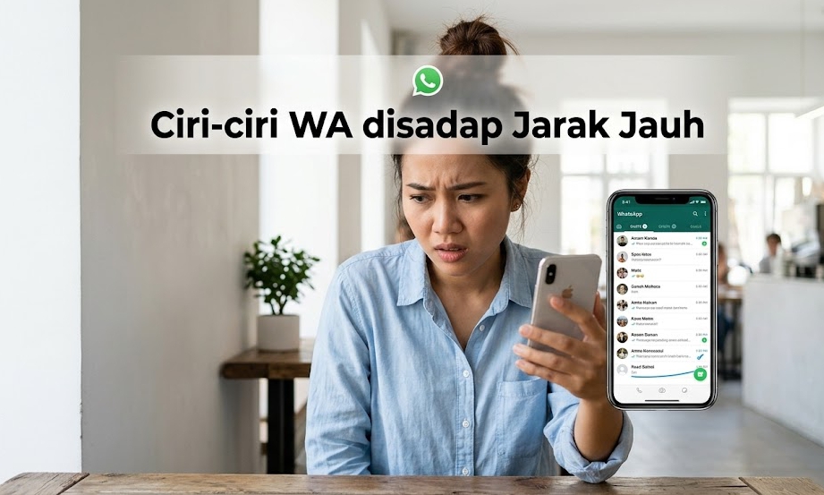 Cara mendeteksi Ciri-ciri WA disadap Jarak Jauh menggunakan fitur perangkat tertaut.