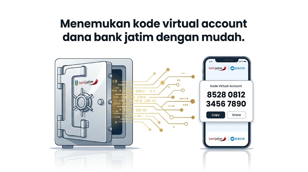 Cara menemukan kode virtual account bank jatim ke dana dengan mudah.