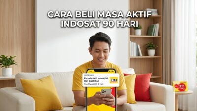 panduan cara beli masa aktif indosat 90 hari