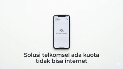 Solusi telkomsel ada kuota tidak bisa internet di layar HP