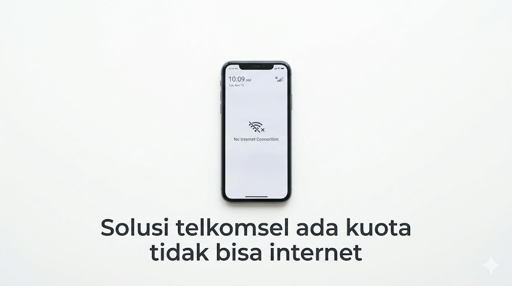 Solusi telkomsel ada kuota tidak bisa internet di layar HP