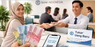 Melakukan pemesanan jadwal Tukar Uang Rusak secara daring menggunakan platform digital resmi Bank Indonesia.