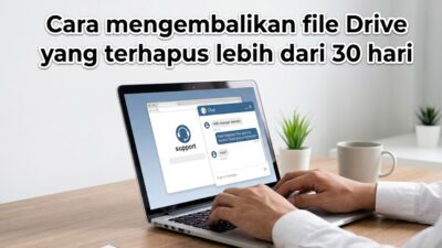 Trik menghubungi teknisi khusus untuk memulihkan File Drive Terhapus yang sudah tidak ada di dalam folder sampah.