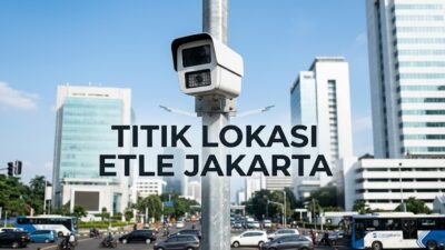 Memetakan sebaran lokasi Titik Kamera ETLE di berbagai persimpangan jalan utama Jakarta untuk meningkatkan ketertiban lalu lintas.