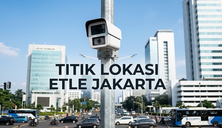 Memetakan sebaran lokasi Titik Kamera ETLE di berbagai persimpangan jalan utama Jakarta untuk meningkatkan ketertiban lalu lintas.