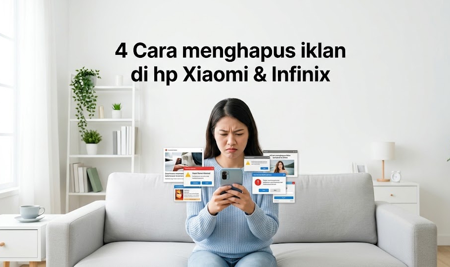 Langkah awal Cara menghapus iklan di hp yang terus muncul dan mengganggu dari browser Chrome.