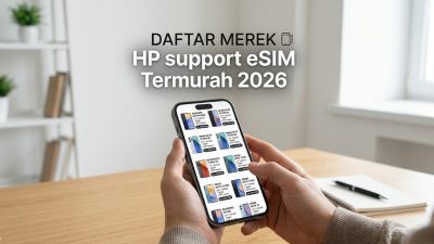 Mencari referensi spesifikasi dan harga terbaik sebelum memutuskan untuk membeli HP support eSIM baru.
