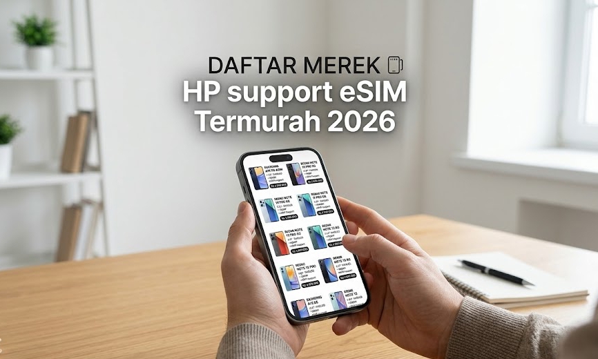 Mencari referensi spesifikasi dan harga terbaik sebelum memutuskan untuk membeli HP support eSIM baru.