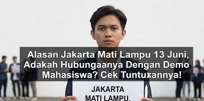 Mencari tahu fakta sebenarnya di balik insiden Jakarta mati lampu 13 juni yang heboh di media sosial.